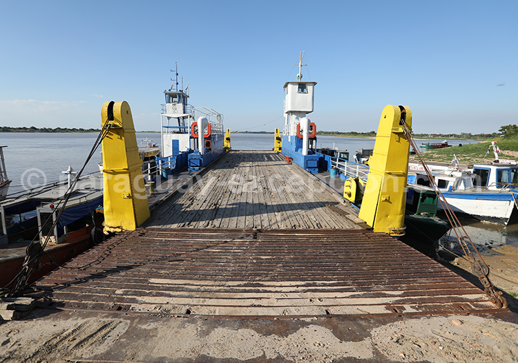 Ferry Pilar a Colonia Cano, Yvy, Paraguay