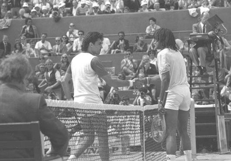 Victor Pecci vs Yannick Noah, Rolland Garros