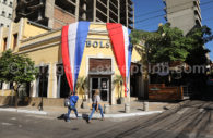 Manger au restaurant Bolsi, Asunción, Paraguay Manger au restaurant Bolsi, Asunción, Paraguay