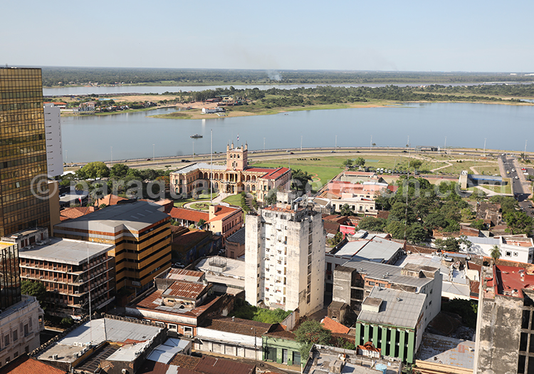 Situation géographique de Asuncion, Paraguay
