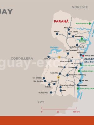 Carte de la région Paraná