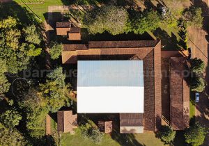 Santa Cosme y San Damian vue du ciel